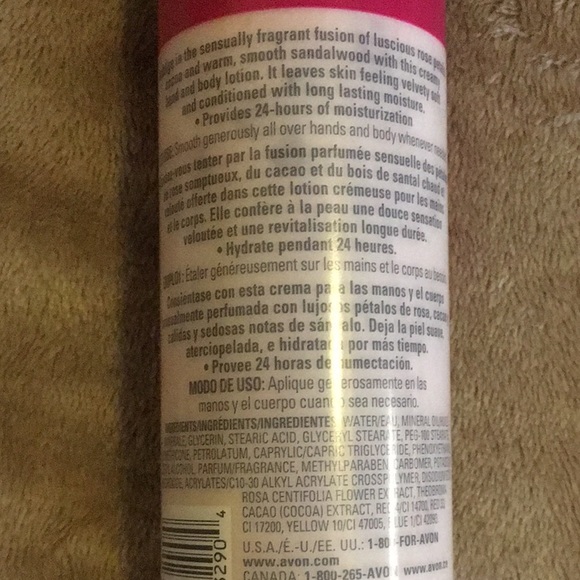 Avon Naturals Cocoa and Rose Hand and Body Lotion - Picture 3 of 5